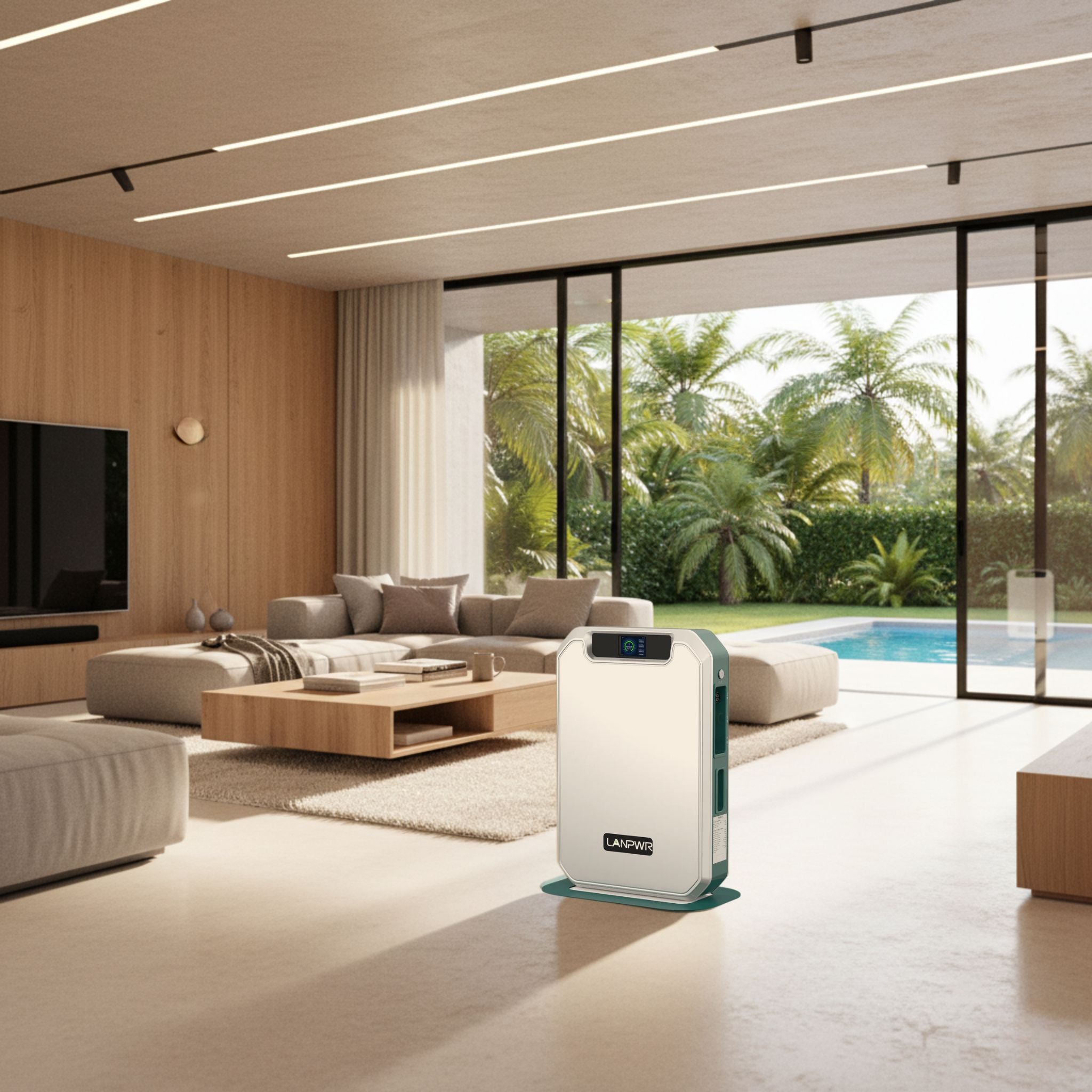 LANPWR Model 3 3000W 2560Wh All in One Balcony Solar System