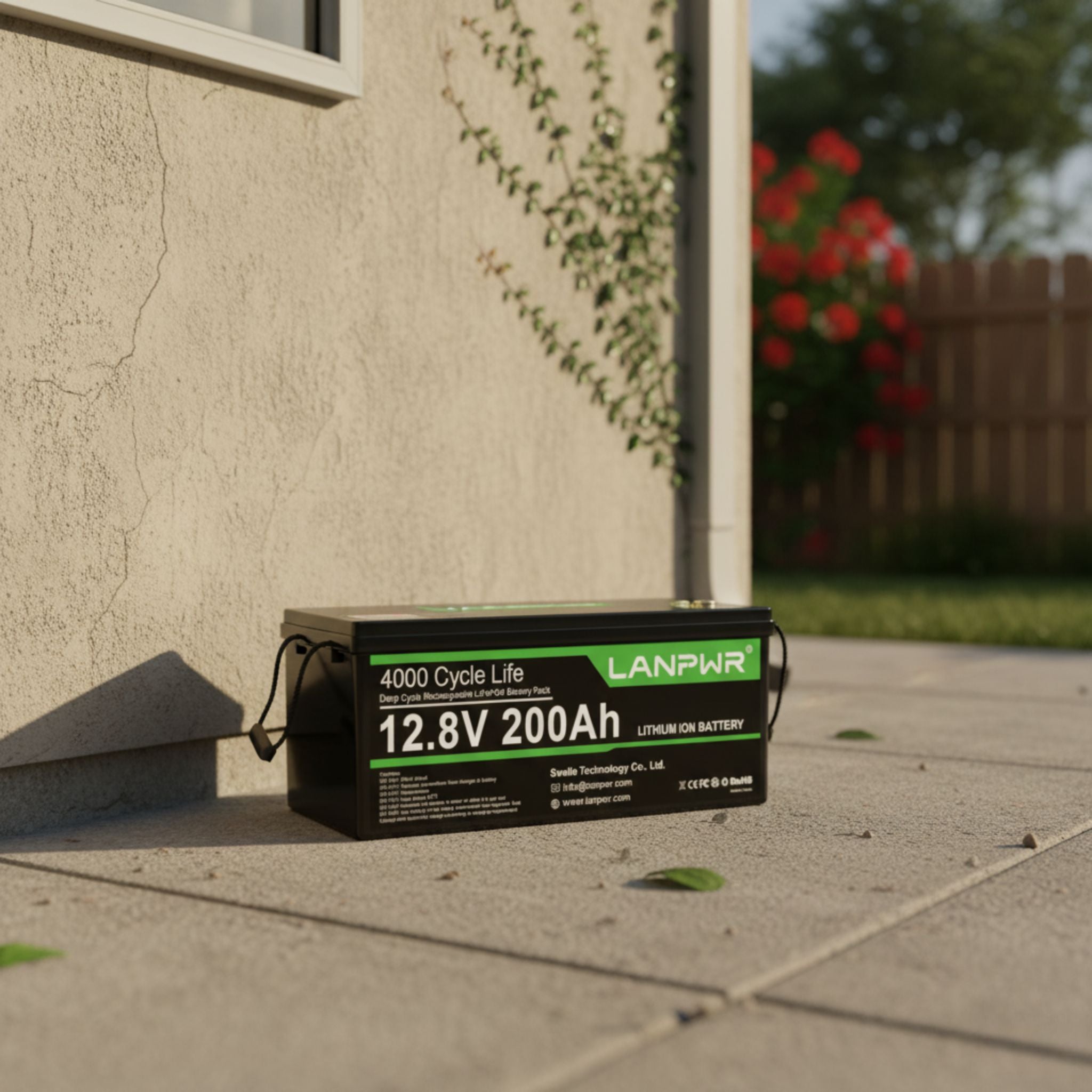 12.8V 200Ah 2560Wh LiFePO4