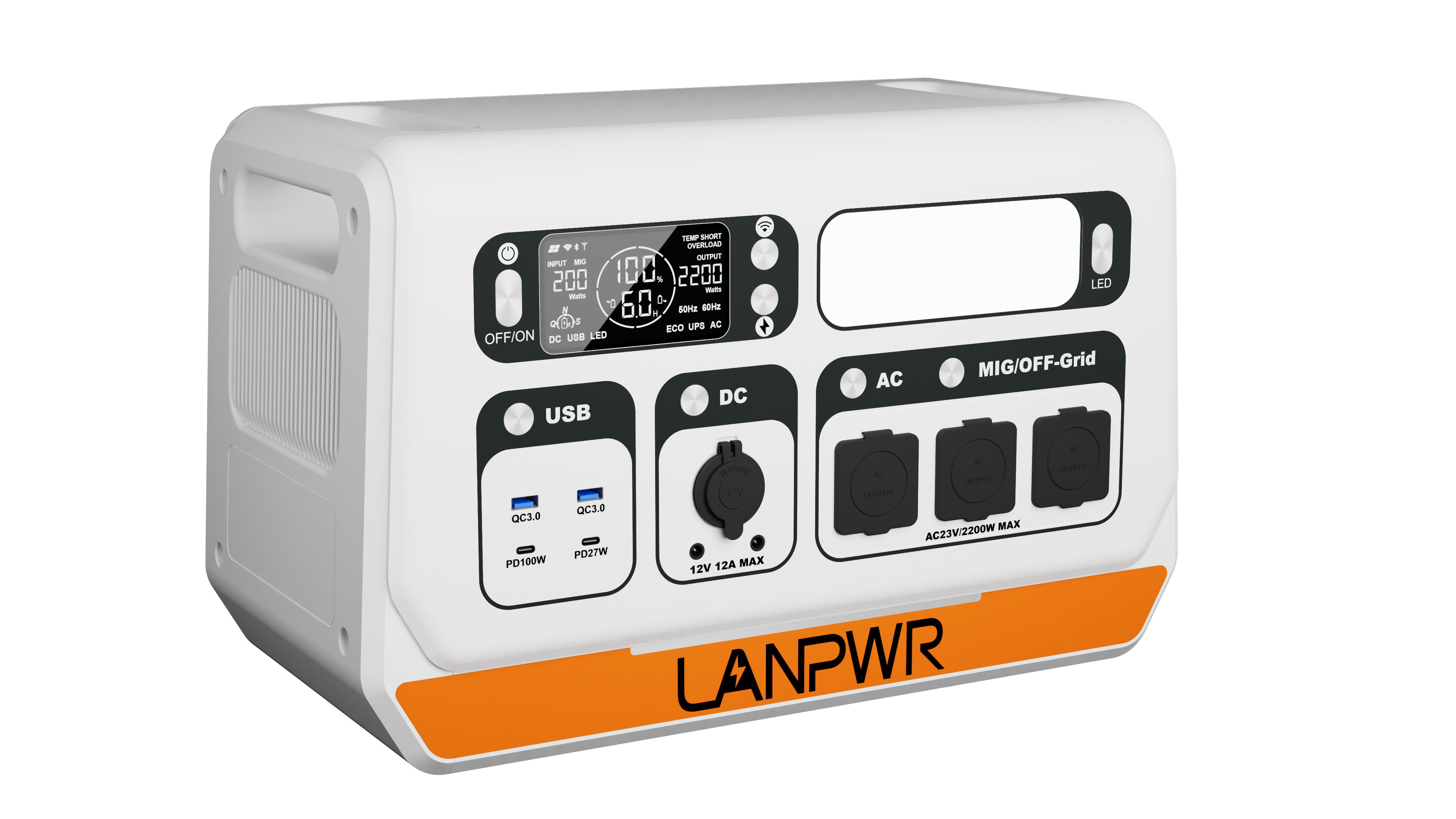 LANPWR  2200Pro All-in-one Balcony Solar System