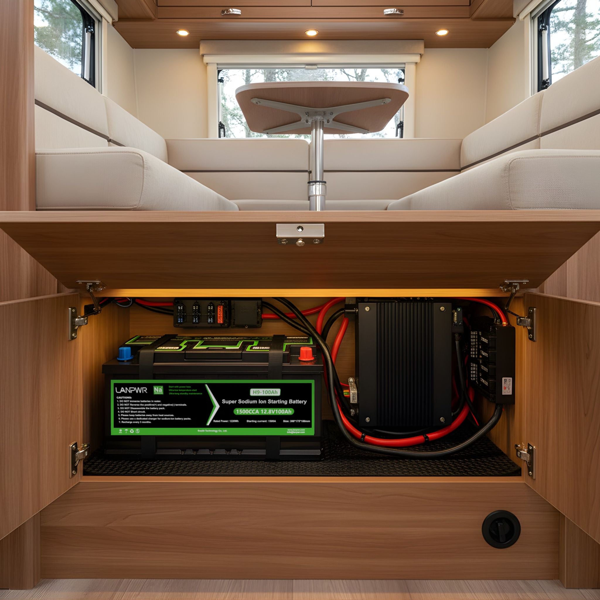 12V 100Ah 1200Wh Sodium-ion Starting Battery