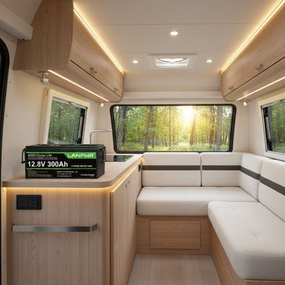 12.8V 300Ah 3840Wh LiFePO4