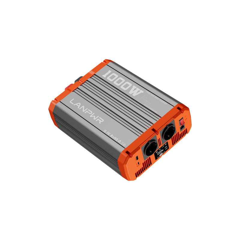 LANPWR 1000W 12V Pure Sine Wave Inverter
