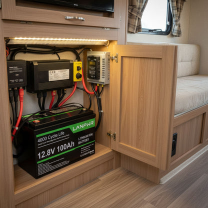 12.8V 100Ah 1280Wh LiFePO4