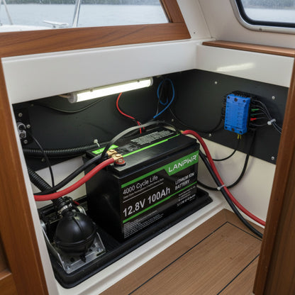 12.8V 100Ah 1280Wh LiFePO4