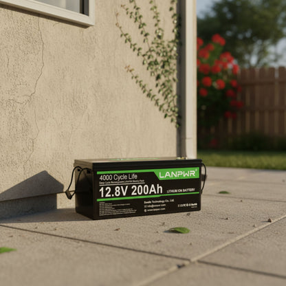 12.8V 200Ah 2560Wh LiFePO4